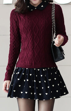 新颖款式 高领毛衣，演绎精致典雅与知性端庄